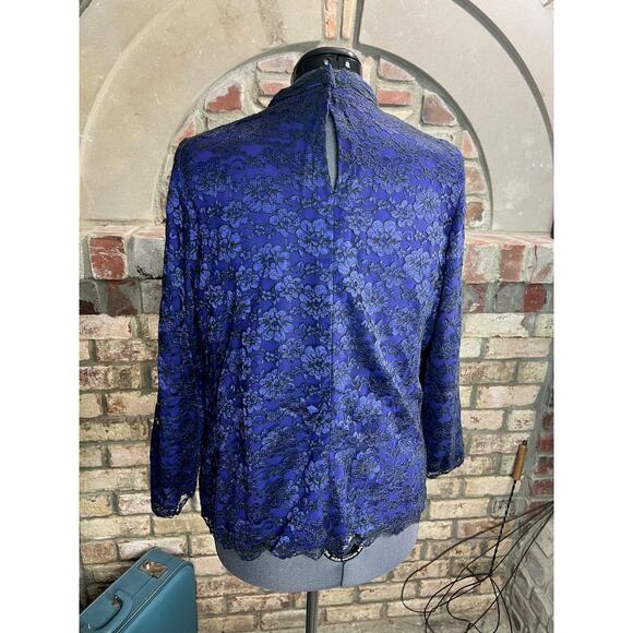 skirt set blouse drop waist skirt lace purple black goth - Picture 14 of 15